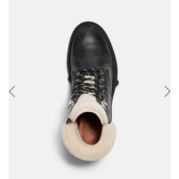 Coach Shoes Coach Lorimer Leather Black Combat Moto Boots Poshmark